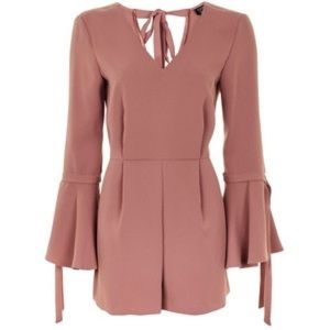 Topshop Tie sleeve Romper